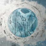 Frost. .  blauer Kreis